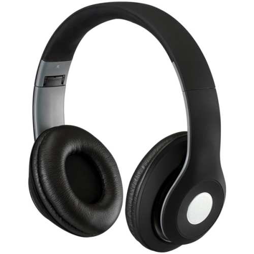 iLive Bluetooth On-Ear Headphones, Includes 3.5mm Audio Cable and Micro USB to USB Cable, Matte Black (IAHB48MB)