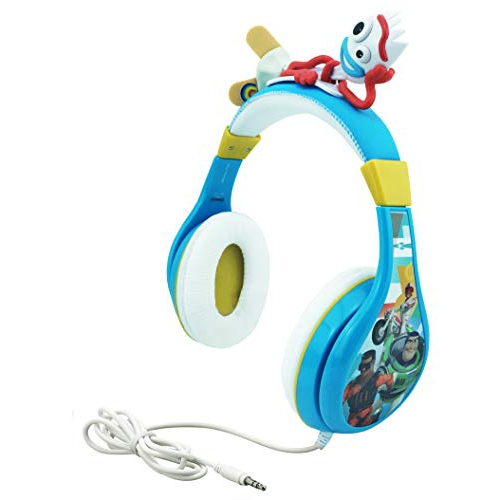 EKIDS  Kids Headphones for Kids Toy Story 4 Forky Adjustable Stereo Tangle-Free 3.5MM Jack Wired Cord Over Ear Headset for Children
