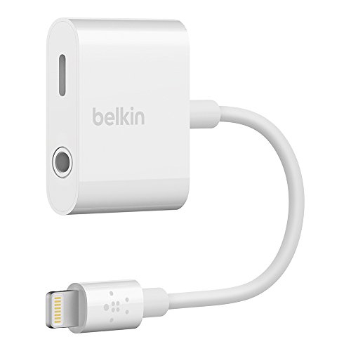 Belkin 3.5mm Audio + Charge Rockstar, iPhone Aux Adapter/iPhone Charging Adapter for iPhone XS, XS Max, XR, 8/8 Plus and more