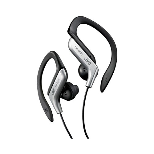 JVC HA-EB75S Sports Ear Clip Headphones Silver