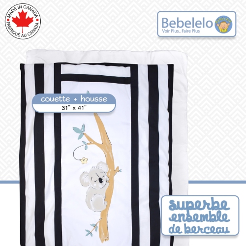 Bebelelo - Ensemble Literie - 5 Morceaux - Koala fait Dodo