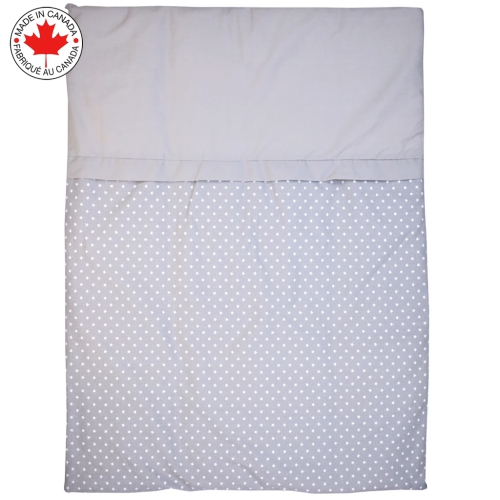 Bebelelo - Ensemble Literie - 5 Morceaux - Étoile sur fond gris