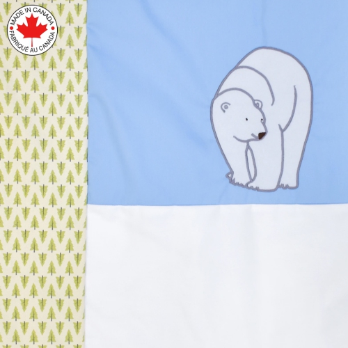 Bebelelo - Ensemble Literie - 5 Morceaux - Ours Polaire en Forêt