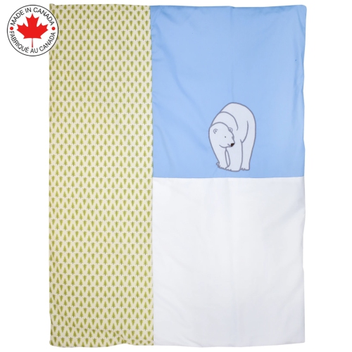 Bebelelo - Ensemble Literie - 5 Morceaux - Ours Polaire en Forêt