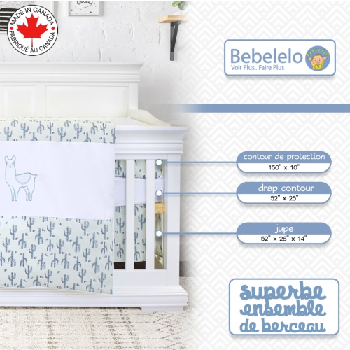 Bebelelo - Bedding Set - 5 Pieces - Sweet Cactus Lama