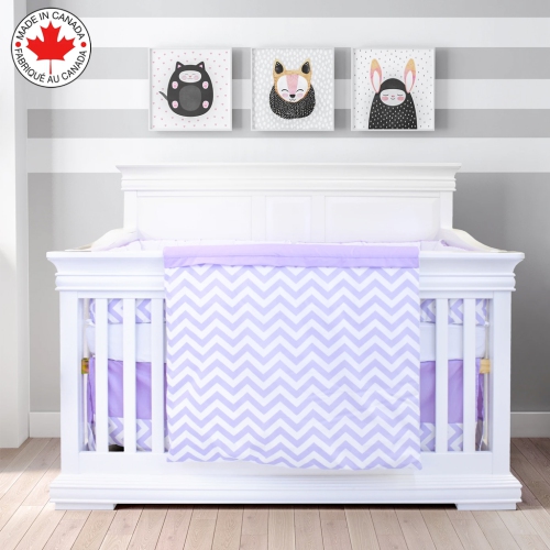 Lit de bébé Belelo - 5 pièces - Lilac Wave