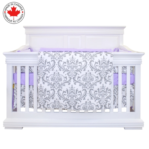 Bebelelo - 5 Pieces Bedding Set - Un mauve princesse