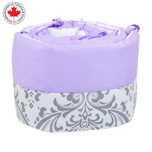 Bebelelo - 5 Pieces Bedding Set - Un mauve princesse