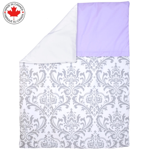 Bebelelo - 5 Pieces Bedding Set - Un mauve princesse