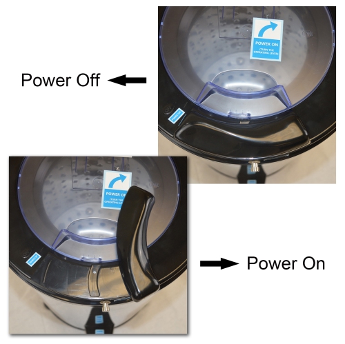 Panda High End Stainless Steel Portable Spin Dryer Apartment Size 110V 22lbs Large Capacity, 3200 rpm. Stainless Steel Drum