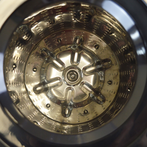 Panda High End Stainless Steel Portable Spin Dryer Apartment Size 110V 22lbs Large Capacity, 3200 rpm. Stainless Steel Drum