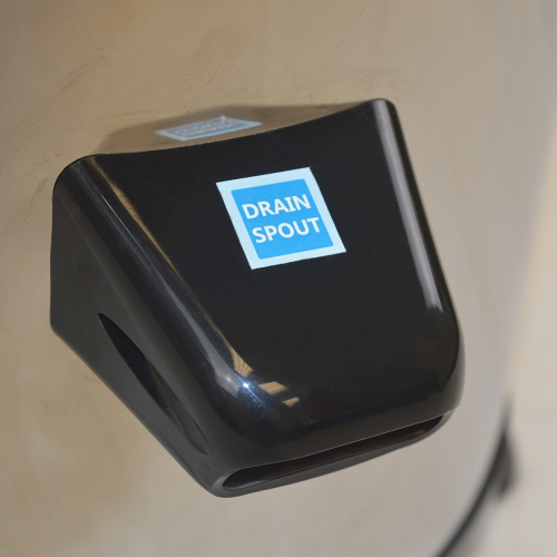 Panda High End Stainless Steel Portable Spin Dryer Apartment Size 110V 22lbs Large Capacity, 3200 rpm. Stainless Steel Drum