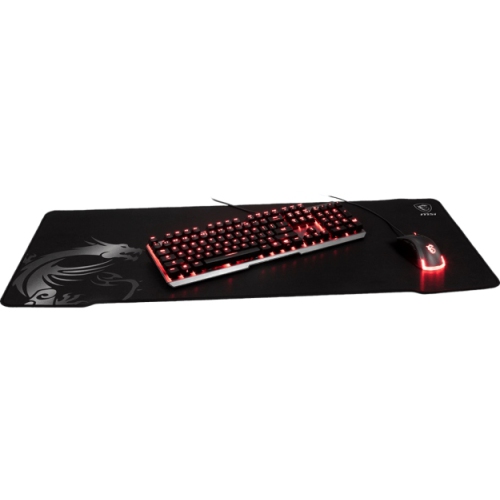MSI Wide XXL Stitched Edge Non-Slip Rubber Base 36” X 16” X 0.1” Premium Gaming Mouse Pad