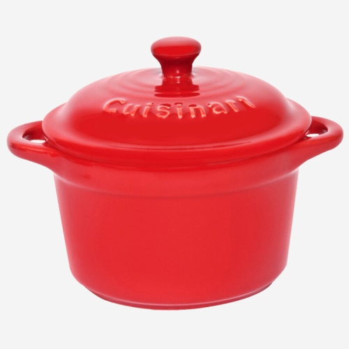 Cuisinart Mini 250 mL Stoneware Casserole with Cover, Red