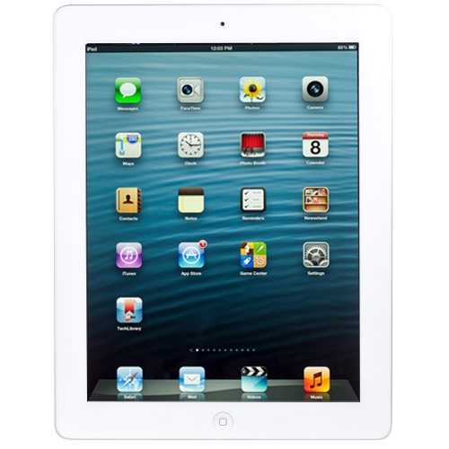 Refurbished (Good) - Apple iPad with Retina display Wi-Fi 16GB - White MD513LL/A (4th generation-Etching) Certified Refurbished