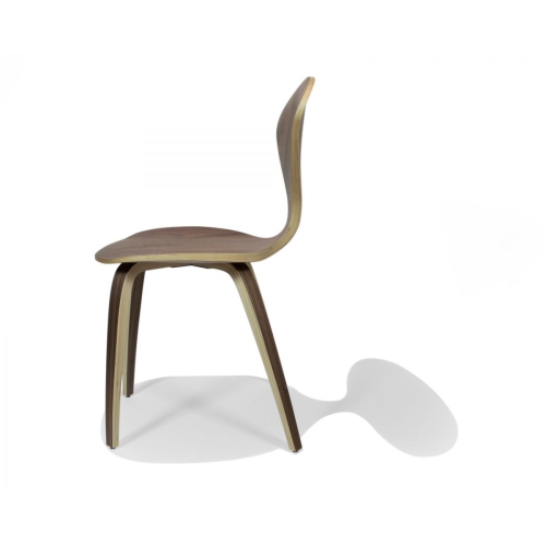 Nicer Furniture ® Cherner Side Chair Walnut Finish Dining Chair Wood Base
