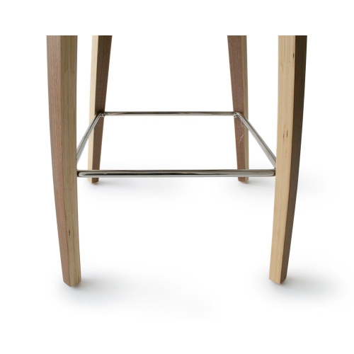 Nicer Furniture ® Cherner Counter Stool Walnut finish Dining Stool Wood Base