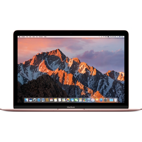Apple MacBook 12" Laptop w/Retina Intel Core m3 1.2GHz / 256GB SSD / 8GB RAM - Rose Gold - English - Refurbished