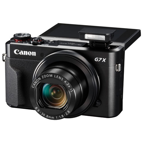 Refurbished - PowerShot G7 X Mark II Wi-Fi 20.1MP 4.2x Optical Zoom Digital Camera - Black