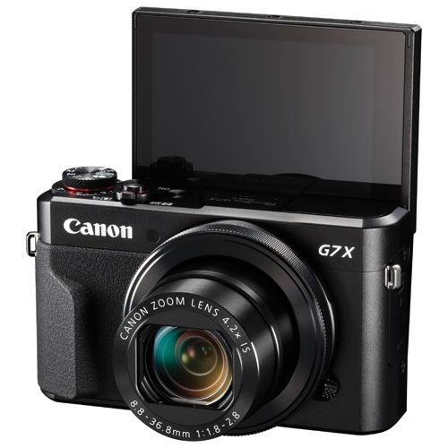 Refurbished - PowerShot G7 X Mark II Wi-Fi 20.1MP 4.2x Optical Zoom Digital Camera - Black
