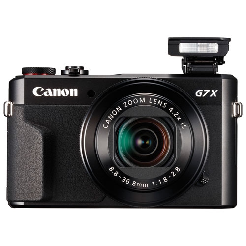 Refurbished - PowerShot G7 X Mark II Wi-Fi 20.1MP 4.2x Optical Zoom Digital Camera - Black