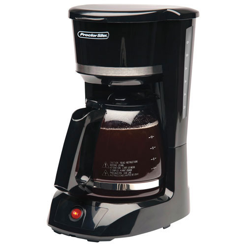 Proctor Silex Drip Coffee Maker - 12-Cup - Black