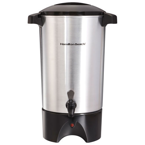 Hamilton Beach Drip Coffee Maker Urn - 45-Cup - Stainless Steel