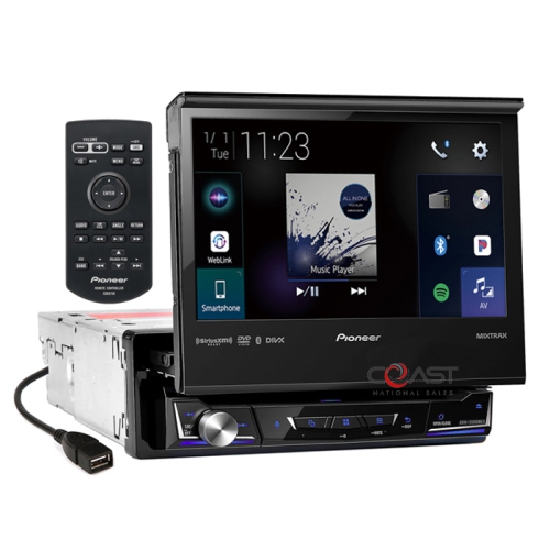 PIONEER AVH-3500NEX Multimedia DVD Receiver + Free Audiosource T-Shirt