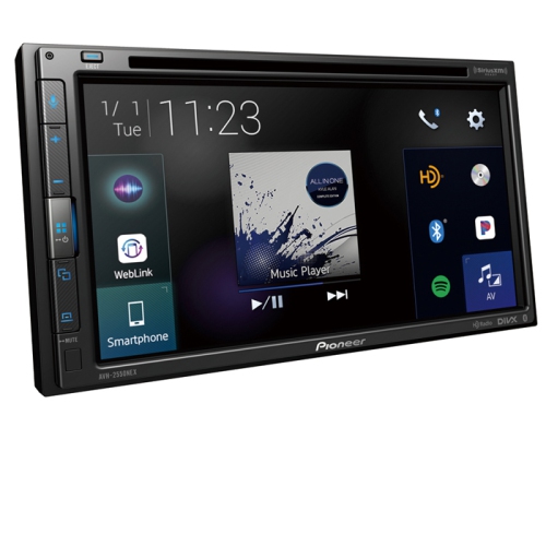 PIONEER AVH-2550NEX Multimedia DVD Receiver + Free Audiosource T-Shirt