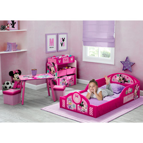 Delta Children Traditional 4 Piece Toddler Bedroom Set Minnie Mouse