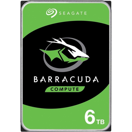 Seagate Barracuda 6TB 3.5" 5400RPM SATA Desktop Internal Hard Drive