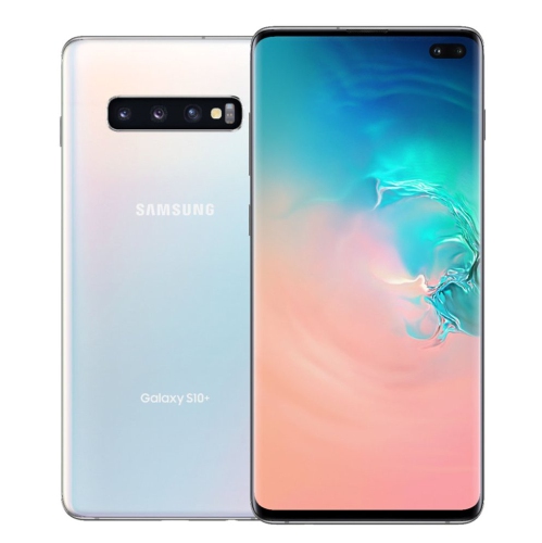 Refurbished - Samsung Galaxy S10+ 128GB Smartphone - Prism White - Unlocked