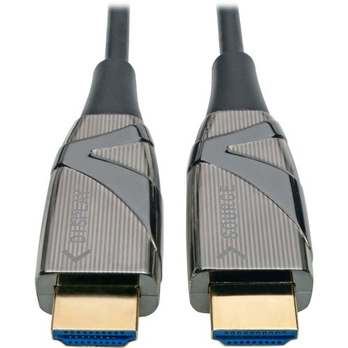 Tripp Lite P568-20m-fbr Fiber Optic Audio/video Cable - 65 Ft Fiber Optic A/v Cable For Monitor, Au