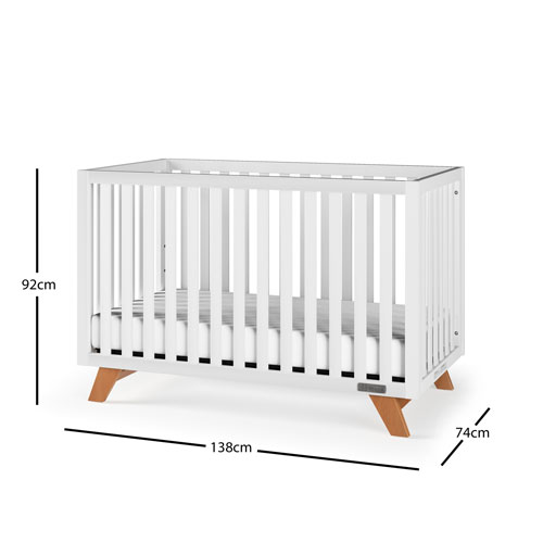 Child Craft Forever Eclectic SOHO 4-in-1 Convertible Crib - White