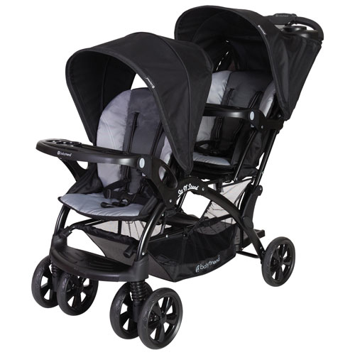 sit to stand double stroller