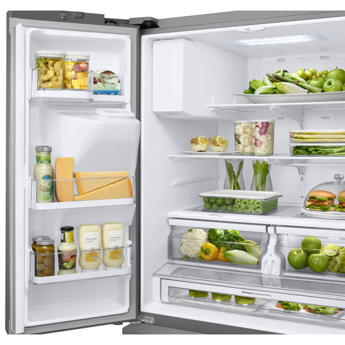 Samsung 36" 28 Cu. Ft. French Door Refrigerator w/ Water & Ice Dispenser (RF28R6201SR/AA) - Stainless
