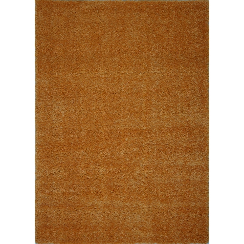 LA DOLE RUGS  Ladole Rugs Soft Solid Plain Color Durable Area Rug In Orange, 5X8