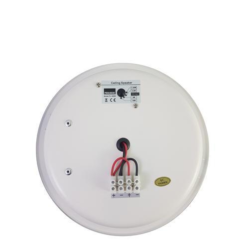 Prologue – haut-parleur de plafond PLS80B, 8 po, boîtier arrière, 15 W, 8 ohms, blanc