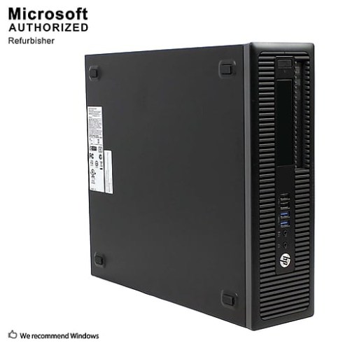 HP  Refurbished (Good) - Prodesk 600 G1 Small Form Factor Desktop - Intel Core I5-4570, 8GB Memory, 240GB SSD, Win 10 Home, DVD