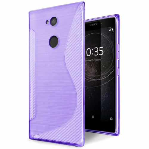 【CSmart】Ultra Thin Soft TPU Silicone Jelly Bumper Back Cover Case for Sony XA2 Ultra, Purple