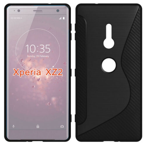 【CSmart】Ultra Thin Soft TPU Silicone Jelly Bumper Back Cover Case for Sony XZ2, Black