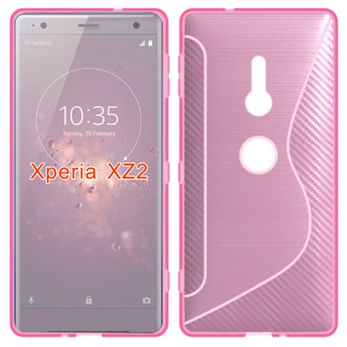 【CSmart】Ultra Thin Soft TPU Silicone Jelly Bumper Back Cover Case for Sony XZ2, Hot Pink