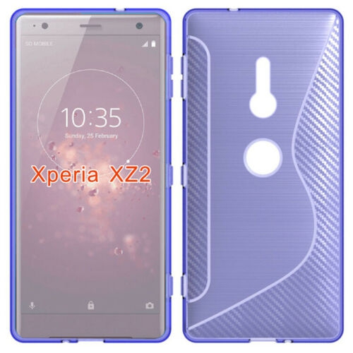 【CSmart】Ultra Thin Soft TPU Silicone Jelly Bumper Back Cover Case for Sony XZ2, Purple