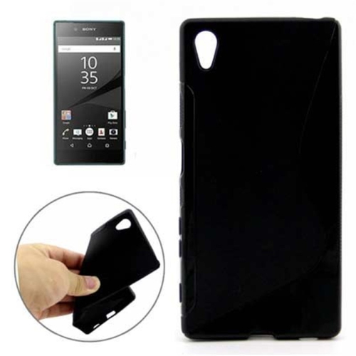 【CSmart】 Ultra Thin Soft TPU Silicone Jelly Bumper Back Cover Case for Sony XA1, Black