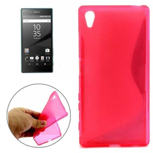 【CSmart】 Ultra Thin Soft TPU Silicone Jelly Bumper Back Cover Case for Sony XA1, Hot Pink