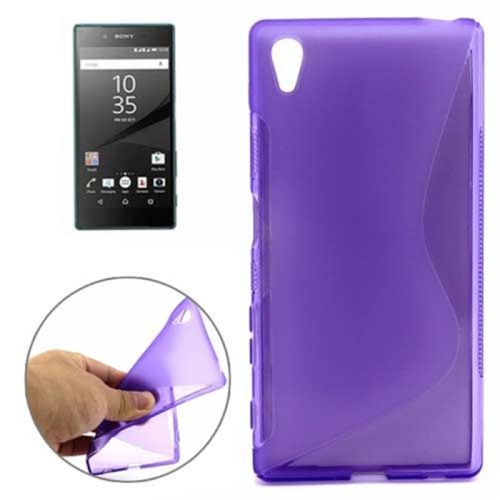 【CSmart】 Ultra Thin Soft TPU Silicone Jelly Bumper Back Cover Case for Sony XA1, Purple