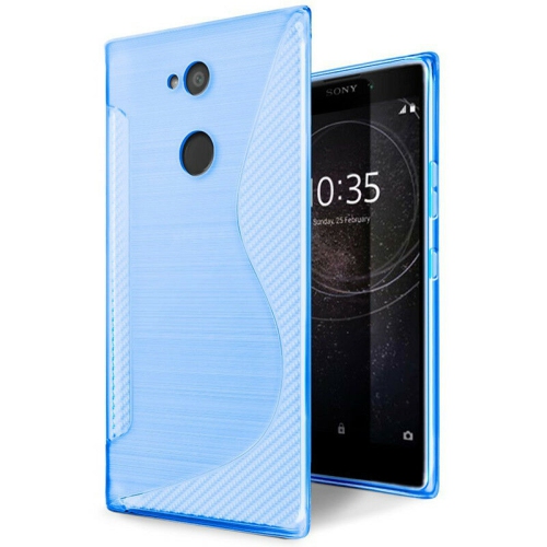 【CSmart】Ultra Thin Soft TPU Silicone Jelly Bumper Back Cover Case for Sony XA2, Blue