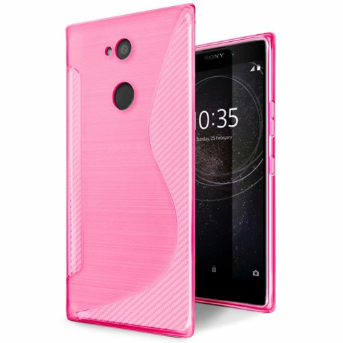 【CSmart】Ultra Thin Soft TPU Silicone Jelly Bumper Back Cover Case for Sony XA2 Ultra, Hot Pink