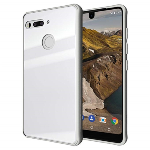 【CSmart】Étui de protection arrière ultra fin et souple en silicone TPU gelée pour téléphone essentiel PH-1, Claire Claire