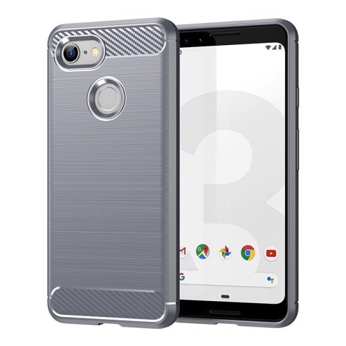 PANDACO – Étui en métal brossé gris pour Google Pixel 3a XL